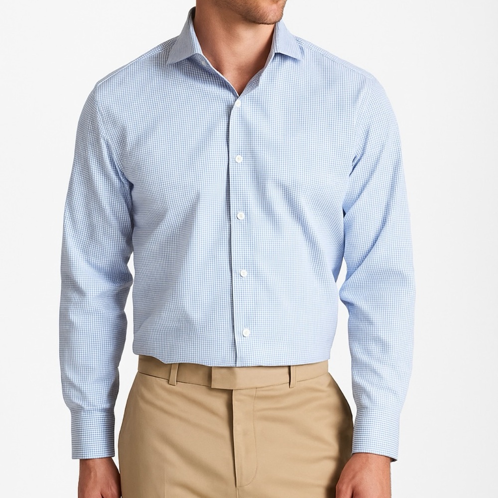 NWT Vineyard Vines Gingham Shirt in Blue/White
